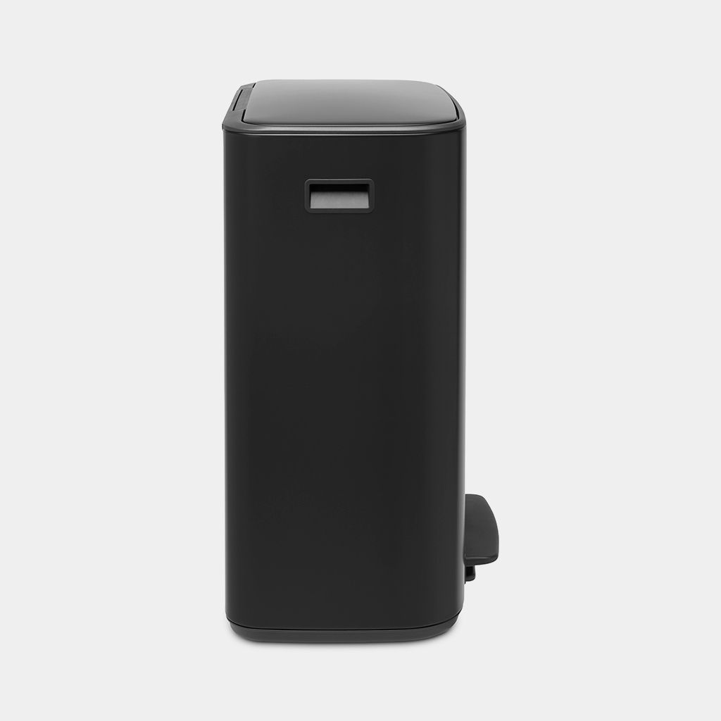 Kosz Na Śmieci Stal Nierdzewna Brabantia 2X30L Czarny (Delikatna Rysa)