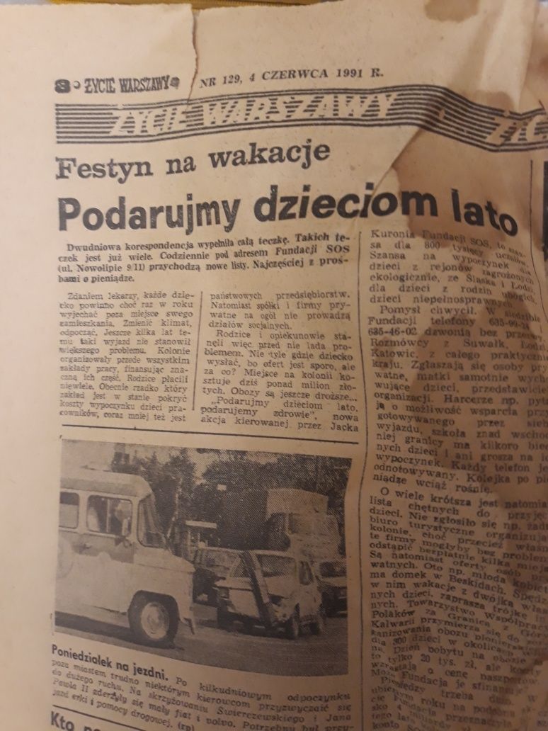Gazeta życie Warszawy