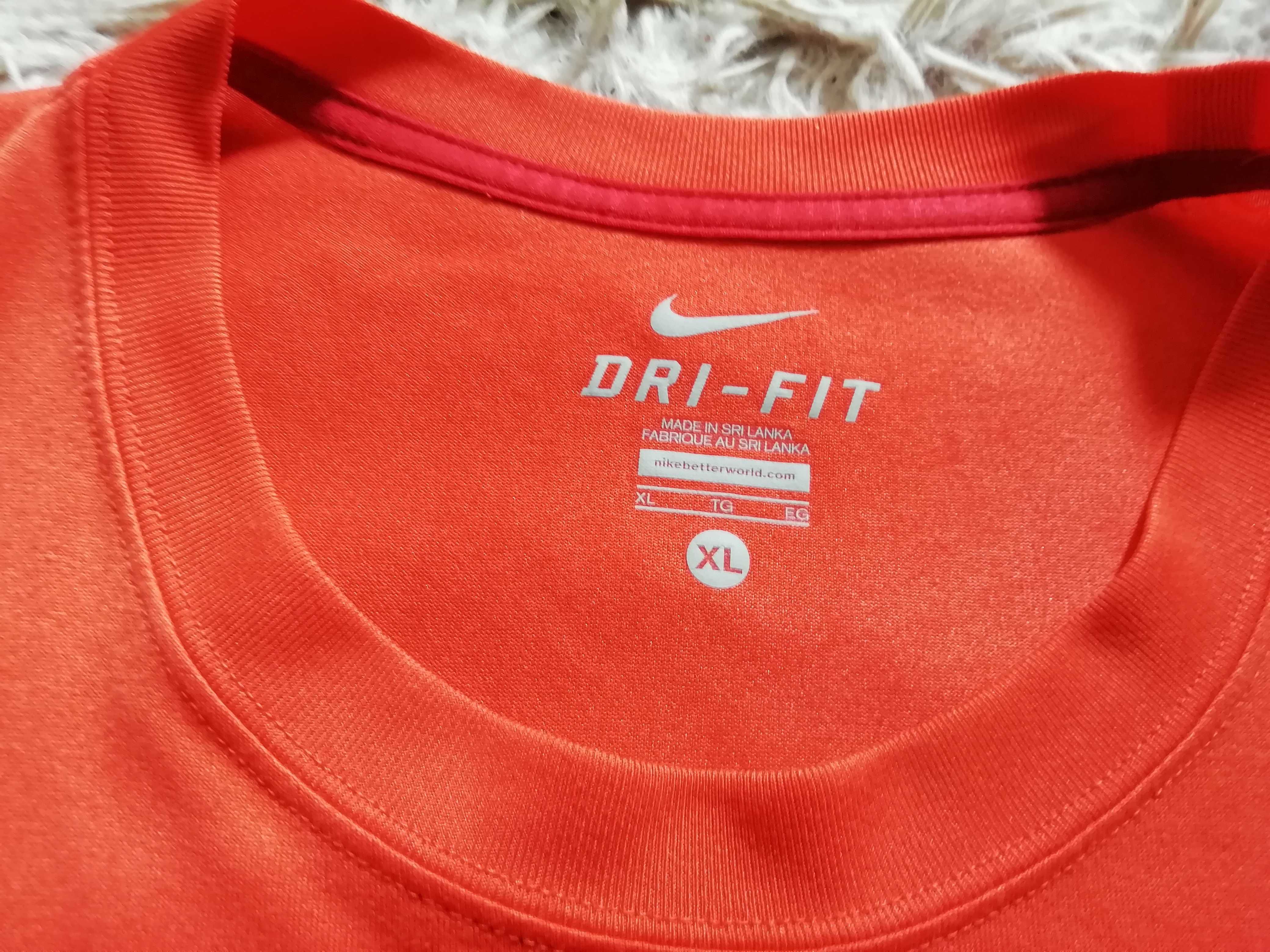 Sportowy T-shirt męski Nike Dri-Fit rozm. XL stan bardzo dobry