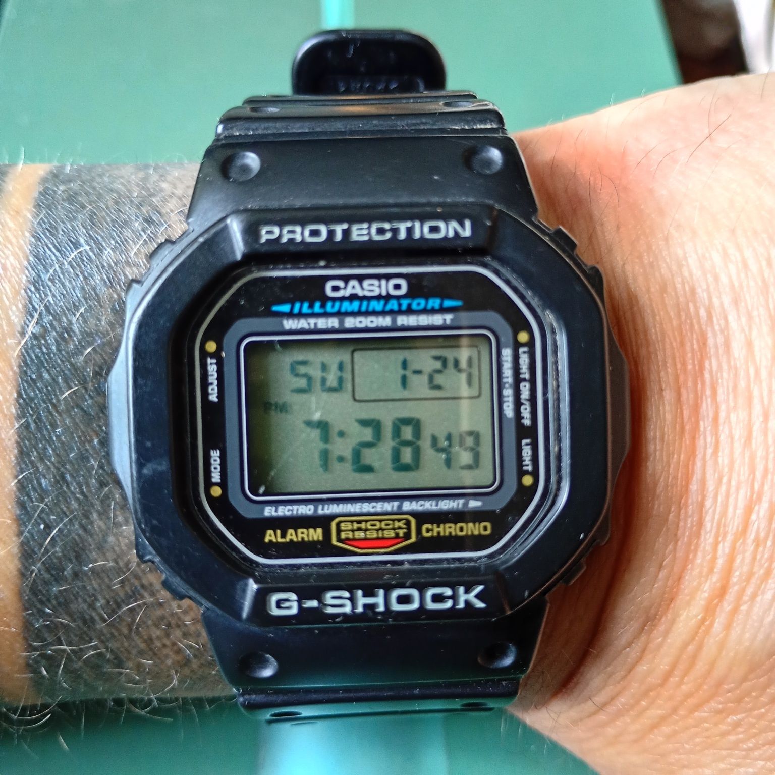 Casio G-Shock illuminator