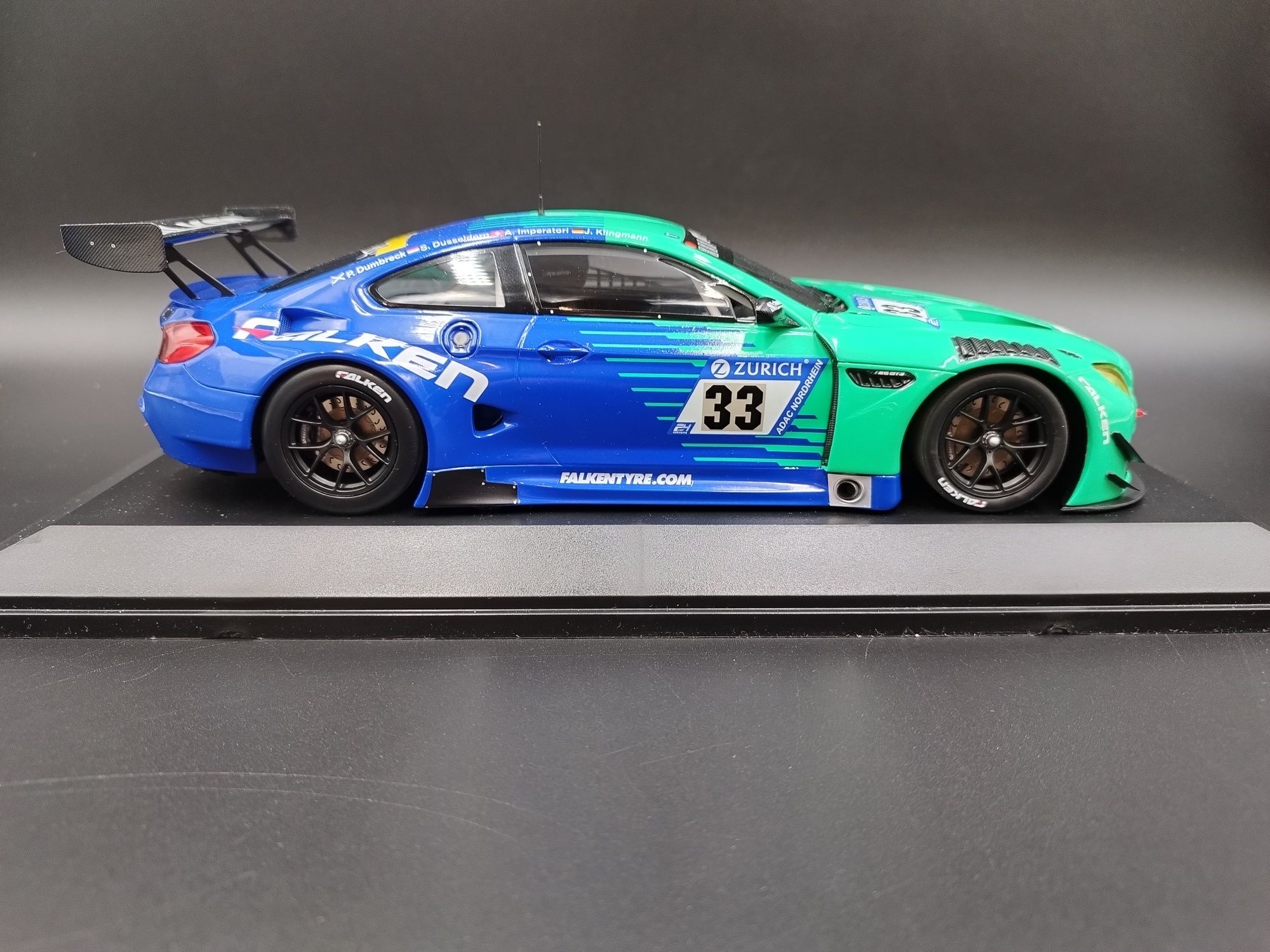 1:18 Minichamps BMW M6 GT3 Falken #33 limit 1 z 400 model