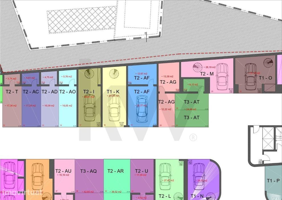 Apartamento T2 de Luxo | Fração T | Condomínio TRINDADE | Lagos, Algar