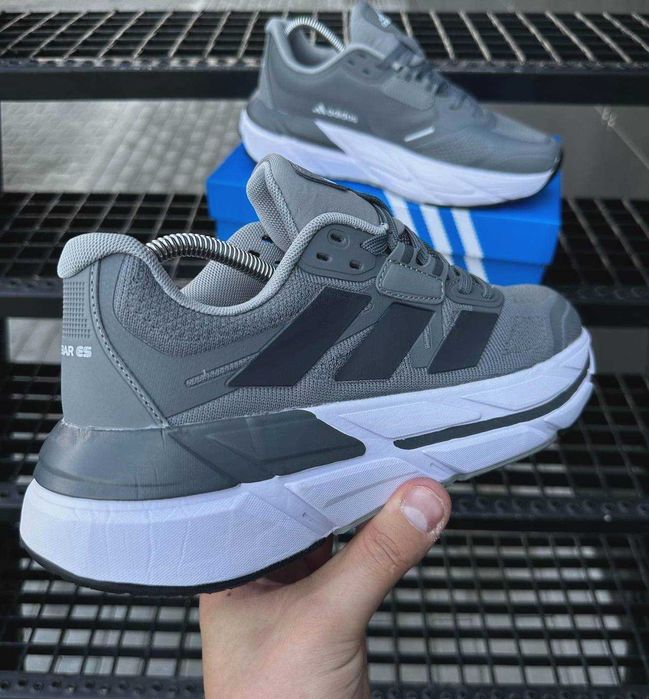 Кроссовки Адидас мужские Adidas сеточка серые