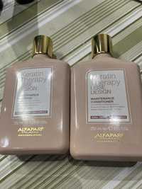 Shampoo e condicionador pos alisamento alfao