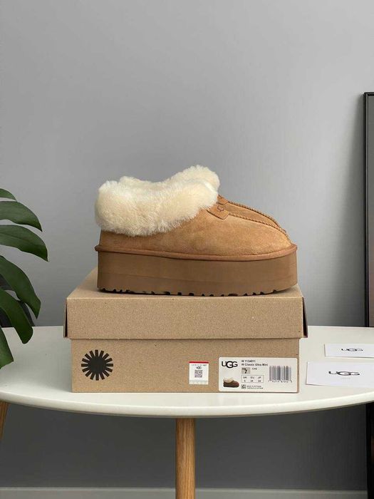 Женские сапоги UGG Coquette Platform Chestnut 36-41 Натур Замша! Хит!