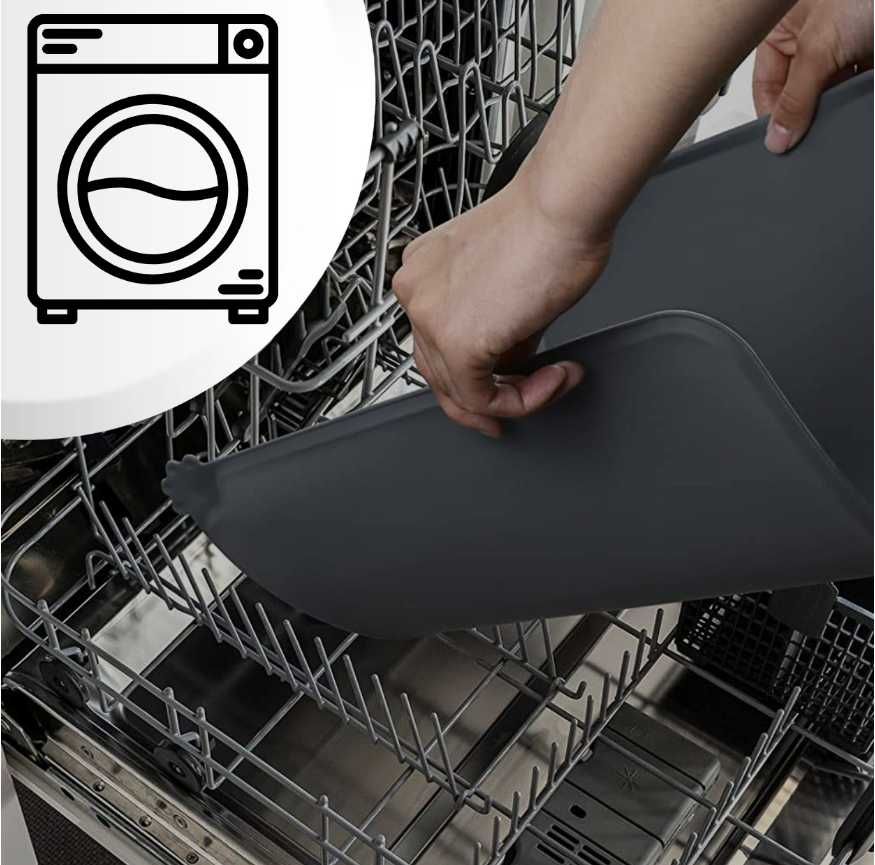 Silikonowa Mata Pod Miskę Dla Psa Kota + Gratis Szczotka - (Okazja)