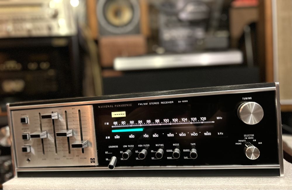 Amplituner Panasonic Technics SA-6200 vintage