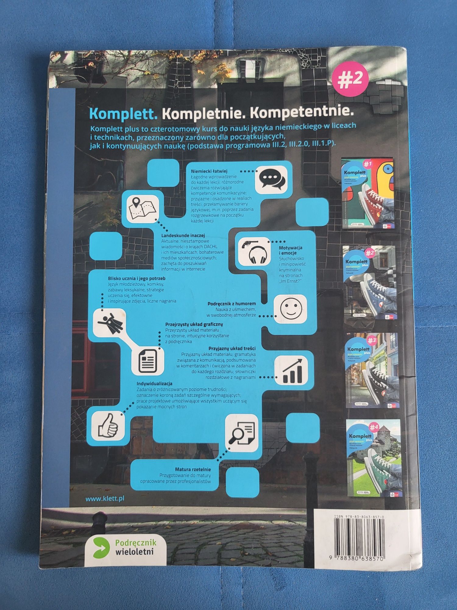 Komplett plus 2 - język niemiecki  /podręcznik + ćwiczenia/