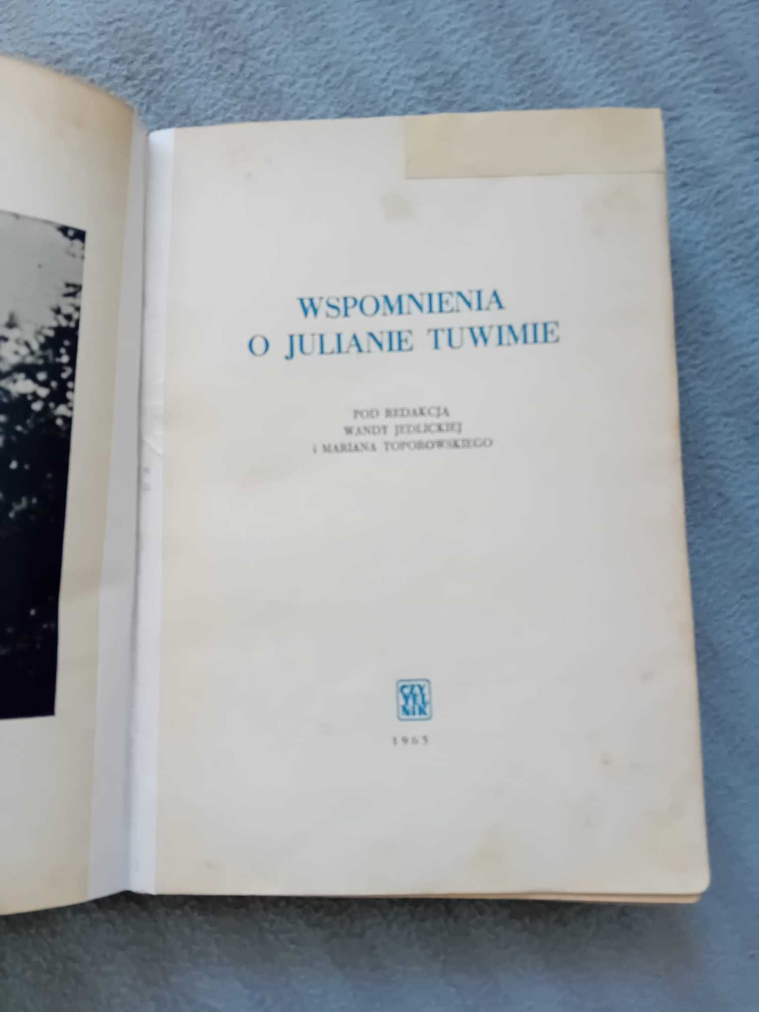 Wspomnienia o Julianie Tuwimie