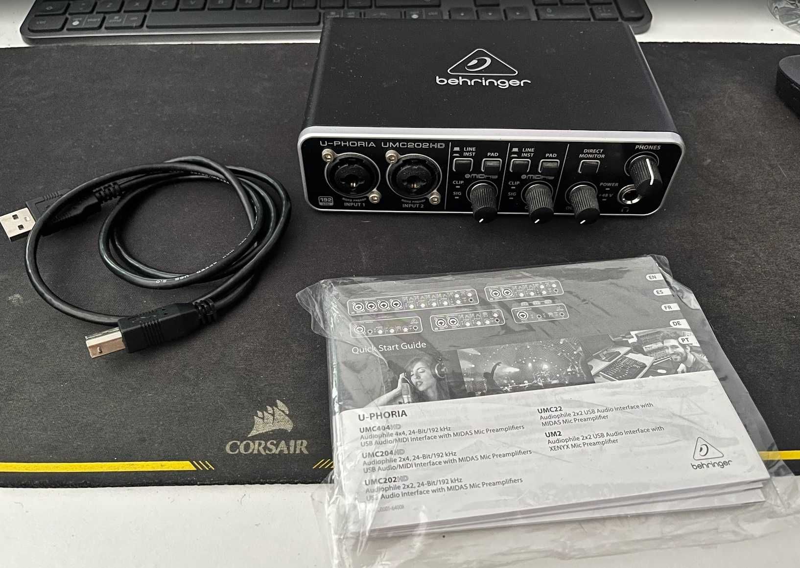 Behringer UMC202HD - Audio Interface USB com 2 canais