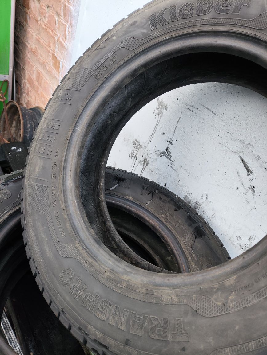 Шини резина літо 185/75 R16C Kleber transpro