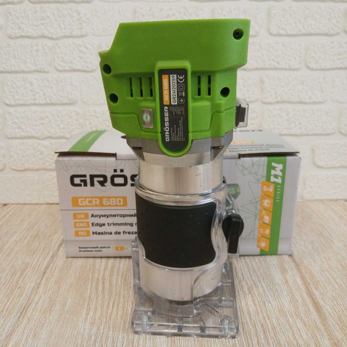 Акумуляторний фрезер grosser gcr680