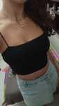top preto bershka 3€ nunca usado