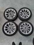 Jantes BMW 17 originais com pneus