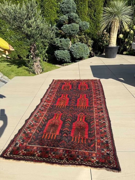 Dywan Perski Ręcznie Tkany Wełniany Iran Hamadan 225x115 galeria 8 tyś