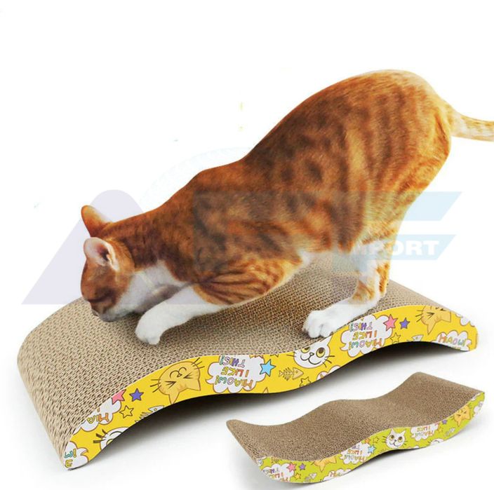 Кігтеточка дряпалка для кота з картону дряпка