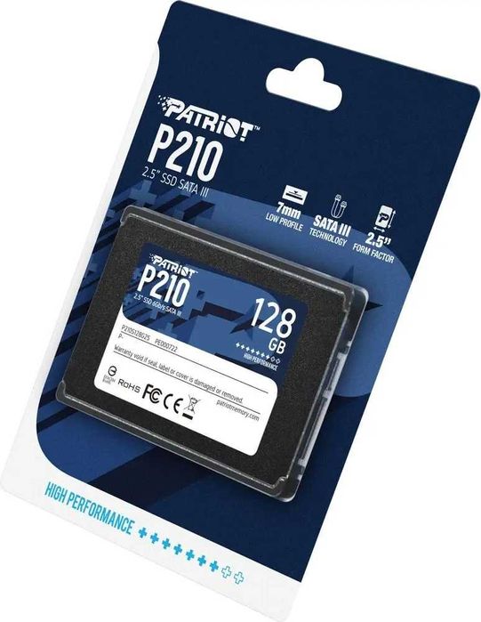 Dysk Twardy SSD Patriot P210 128GB Sata III 2.5" - Nowy