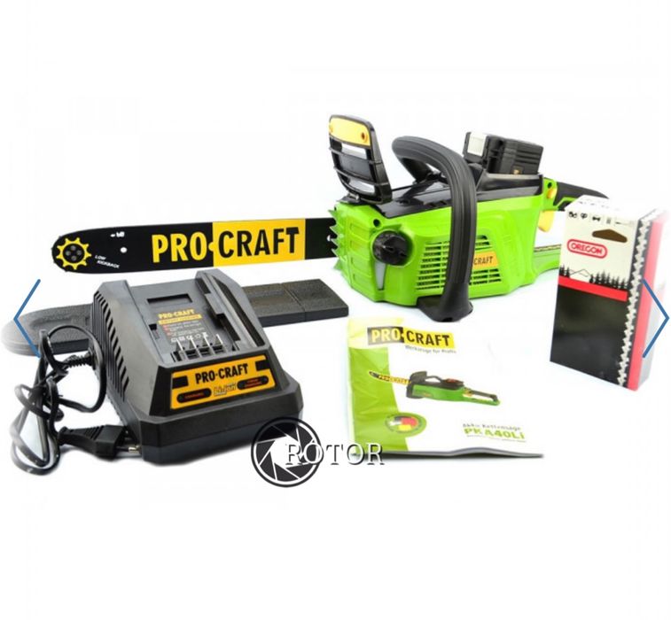 Новая Аккумуляторная Цепная пила Procraft PKA40-Li Гарантия Качество!