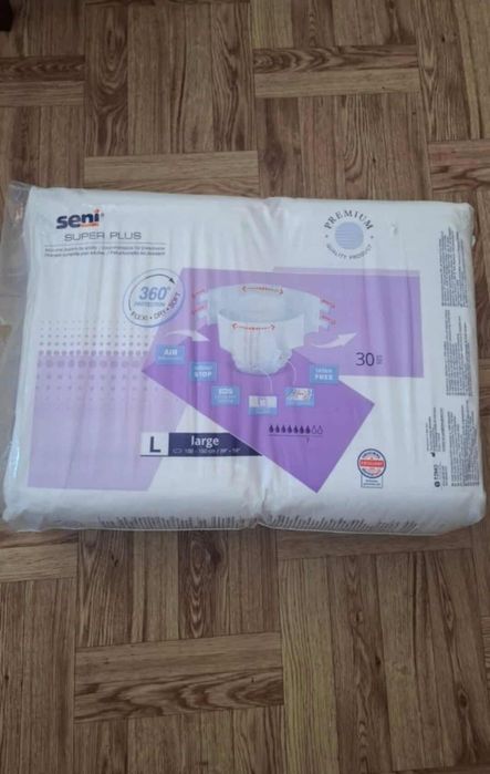 2x pampersy seni plus l