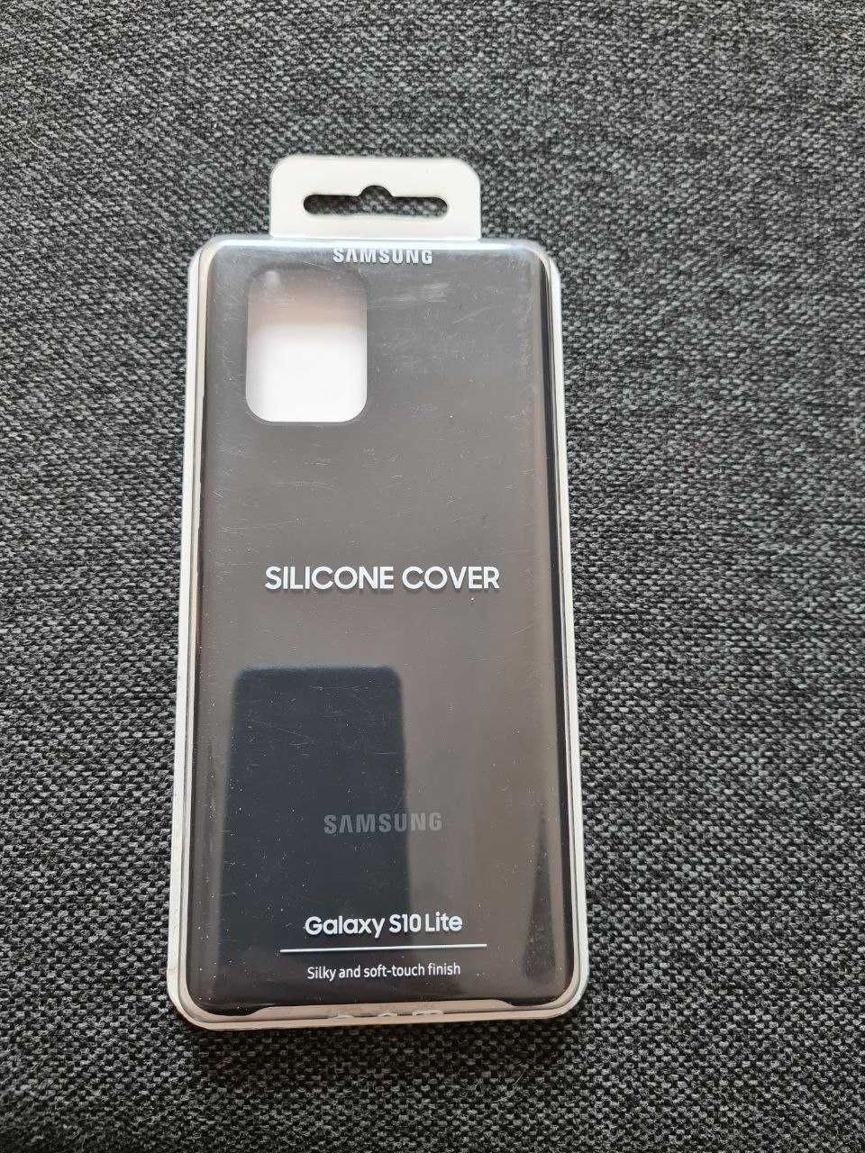 Чехол новый Samsung S10 Lite Silicone cover black