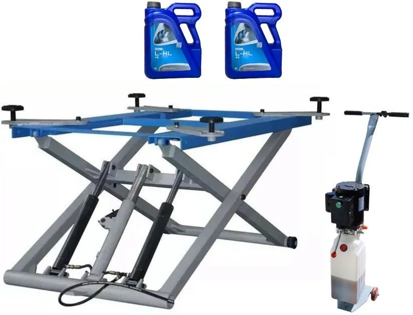 Podnośnik nożycowy warsztatowy mobilny 2,8 tony 1,2 m z ramionami TM-Group