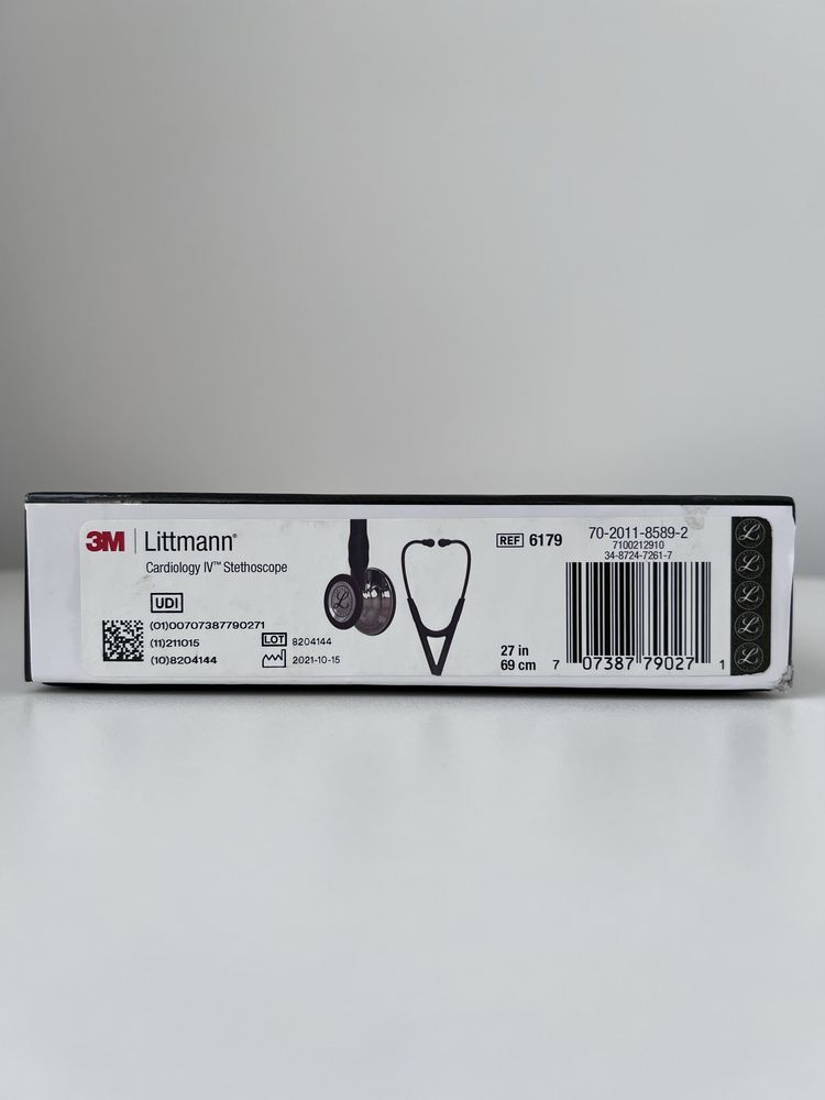 Стетоскоп 3M Littmann Cardiology IV 6163 Black Black