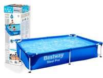 Basen bestway steel Pro 2.21x1.50×.43 z pompą i akcesoriami