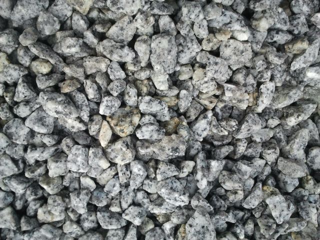 Granit grys granitowy 8-16,16-22 Oświęcim kamień ogrodowy dalmatyńczyk