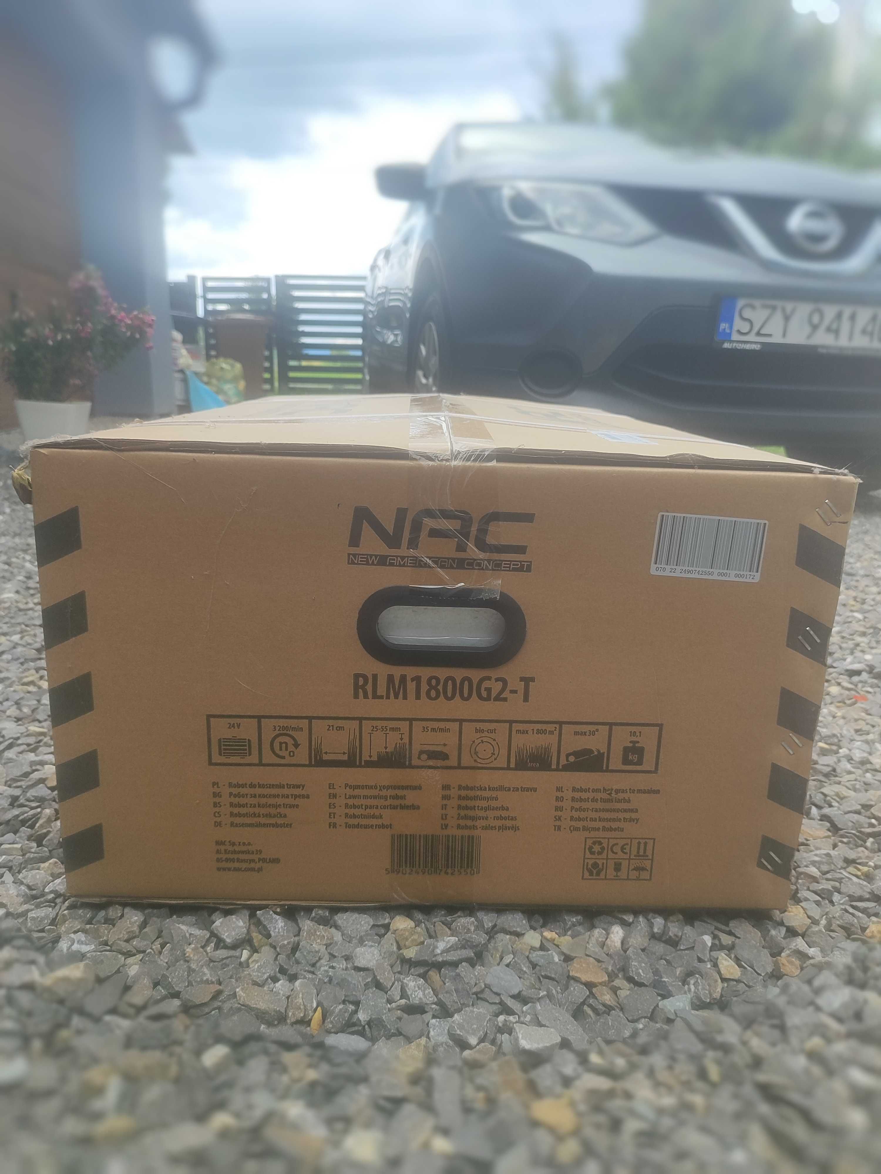 Kosiarka Robot koszący NAC RLM1800G2-T sterowanie Wi-Fi