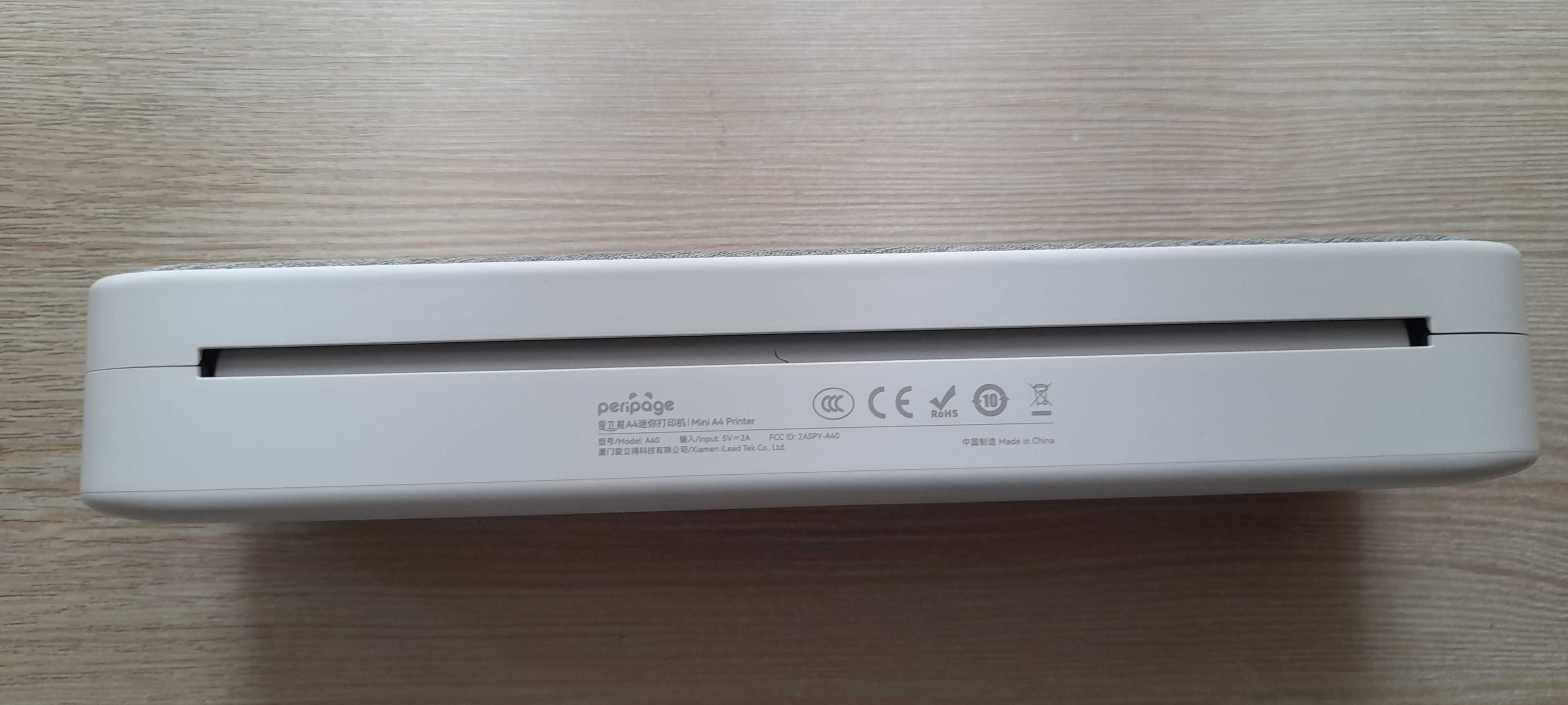 Портативний бездротовий термопринтер  PeriPage Bluetooth 2600mAh .