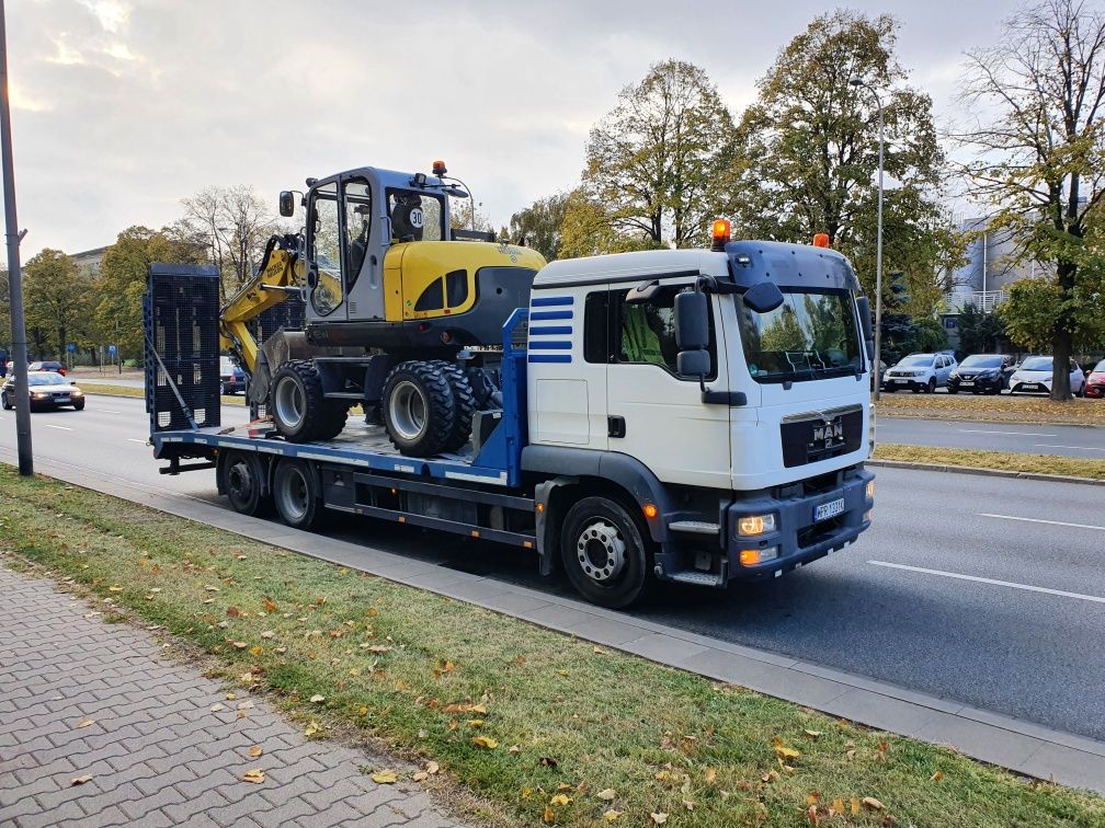 Transport maszyn budowlanych