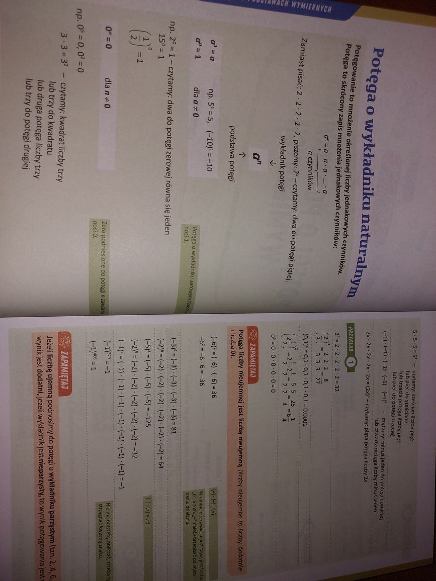 Repetytorium Szkoła Podstawowa Matematyka klasy 7-8