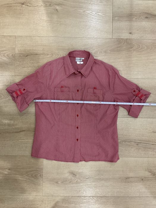 La Rosa Nowa Koszula Czerwona W Kratkę Kratka Rozmiar 44