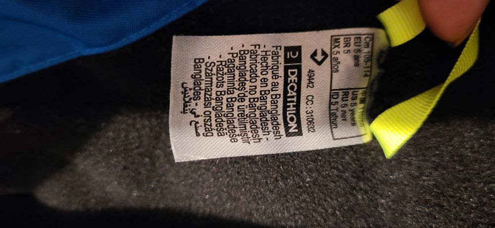 Kombinezon zimowy dla chłopca WEDZE Decathlon Rozmiar 105/114