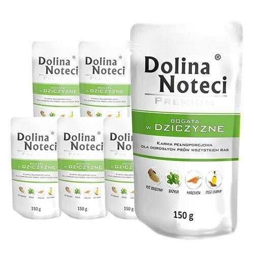 Mokra karma dla psa Dolina Noteci bogata w dziczyznę 10 x 150 g