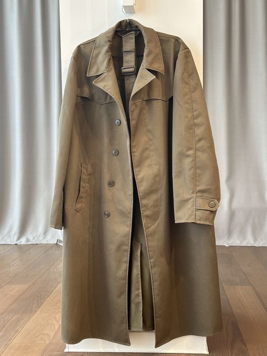 Плащ офіцерський з капюшоном 1975 р. тканина прогумована дощовик тренч