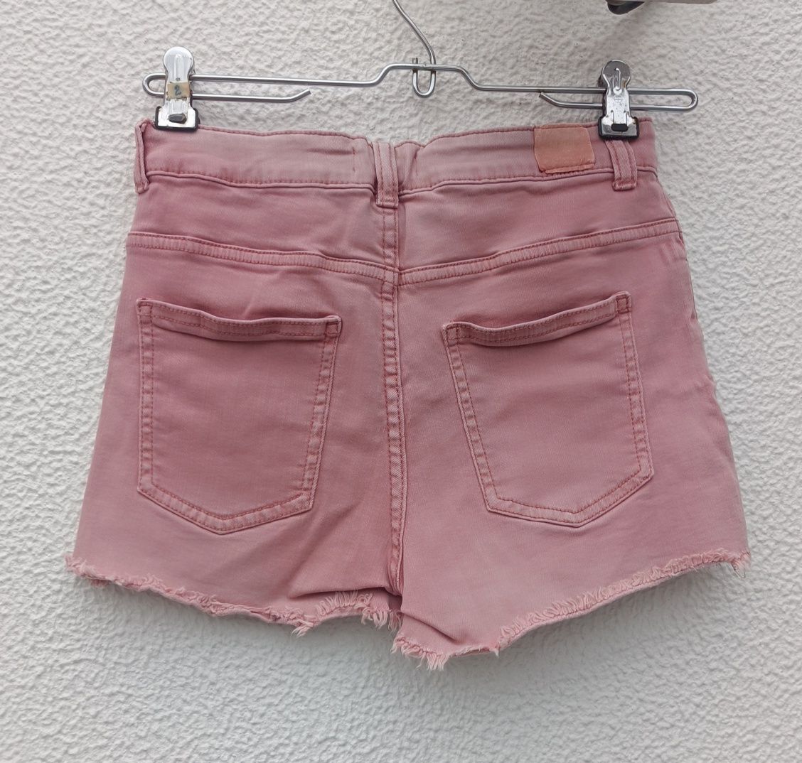 Calções tecido elástico Mango