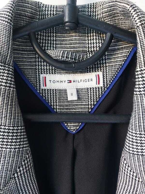 Жіночий жакет блейзер в шотландську клітинку tommy hilfiger