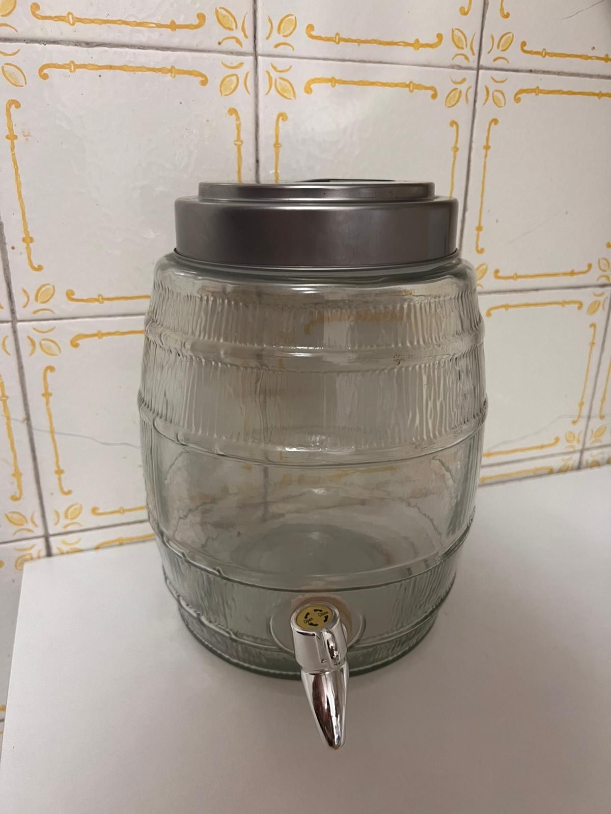 Pote de vidro - Dispensador de bebida