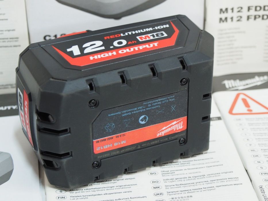 Bateria MILWAUKEE M18 18v 12Ah akumulator do młot pila klucz pilarka