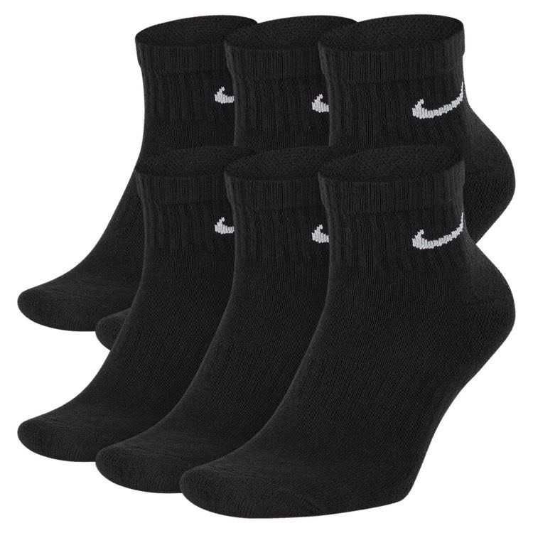 Короткі чорні носки крос, найк  середні/ шкарпетки найк