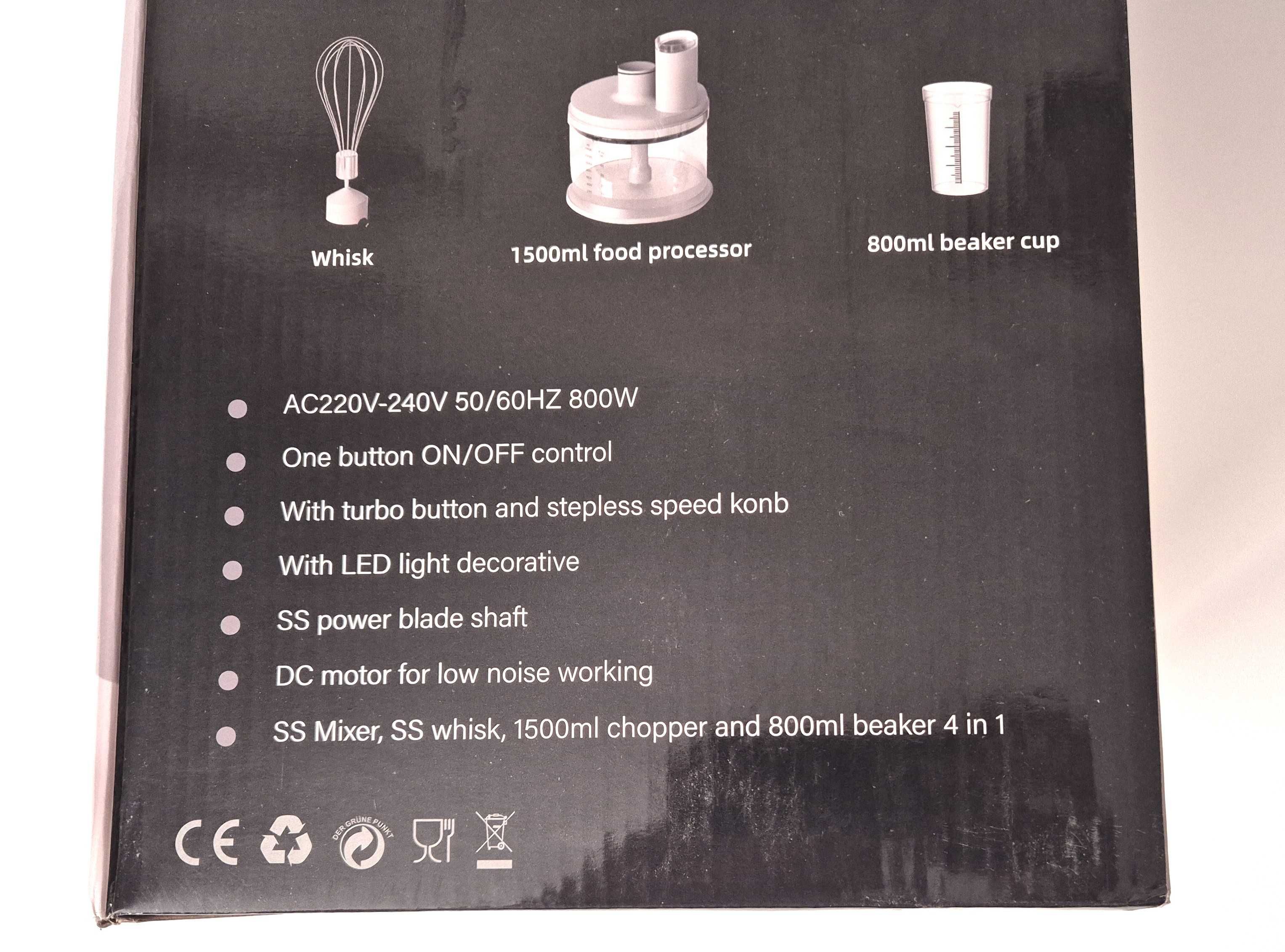 Blender ręczny P.J.POWER 800W
