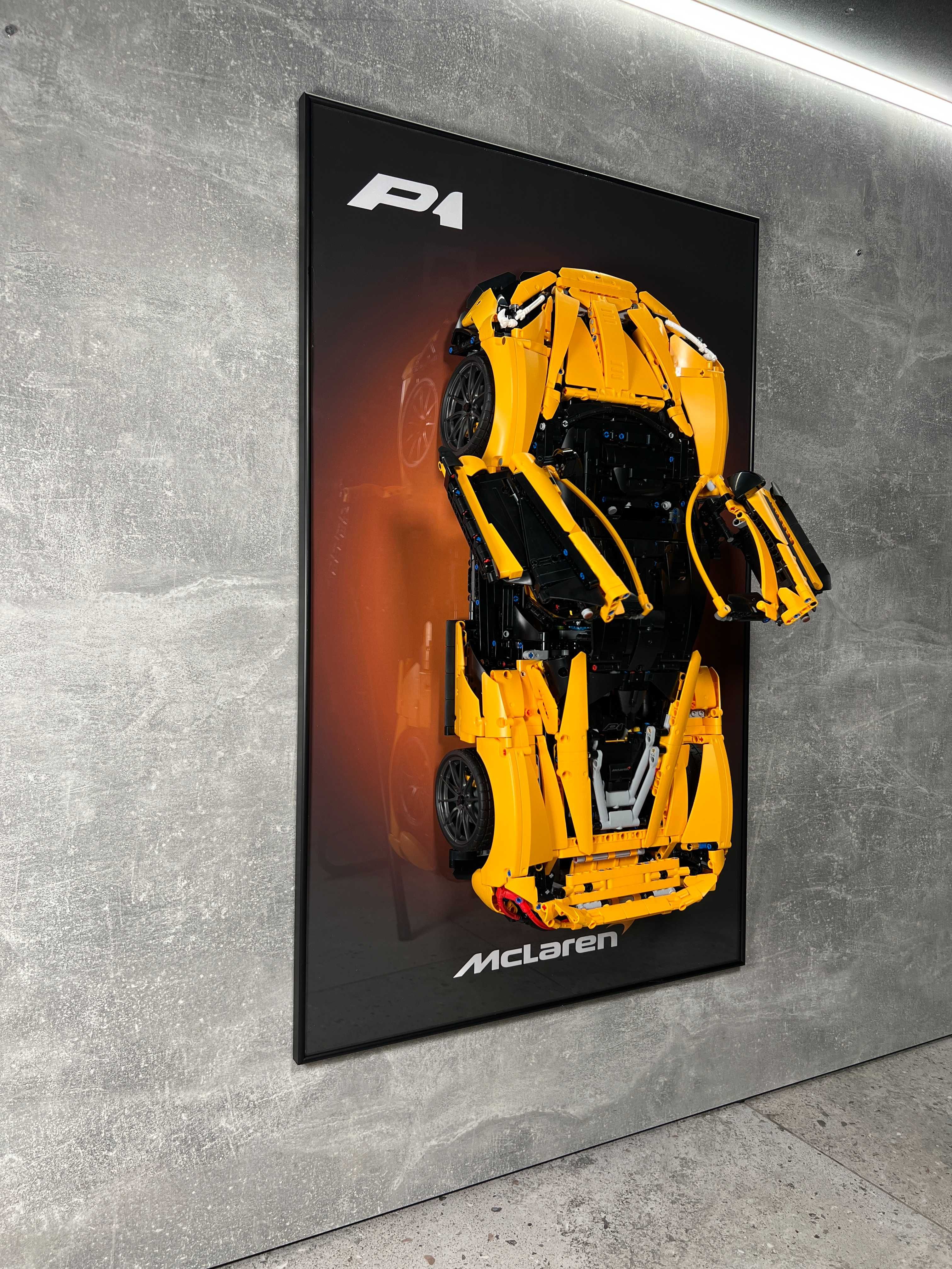 Рамка на Стіну для Конструктора LEGO Technic McLaren P1 Макларен 42172