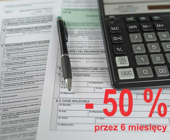 Biuro rachunkowe  - 50% przez 6 miesięcy