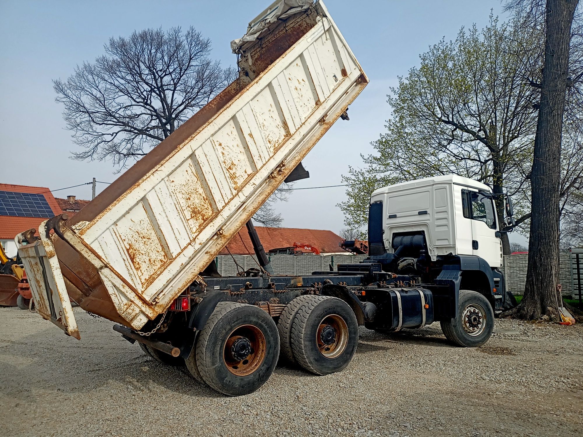 Man TGA 26.430 kiper Meiller wywrotka napędy 6x6 Mercedes daf woziło