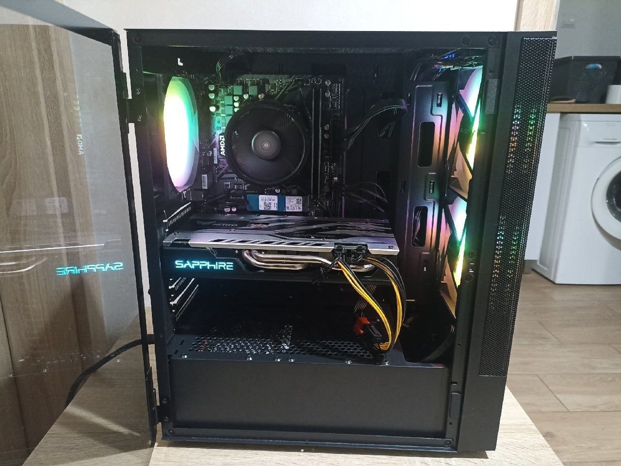 Komputer do gier AMD Ryzen 5 2600|RX580 4GB|16GB RAM|256GB Nvme