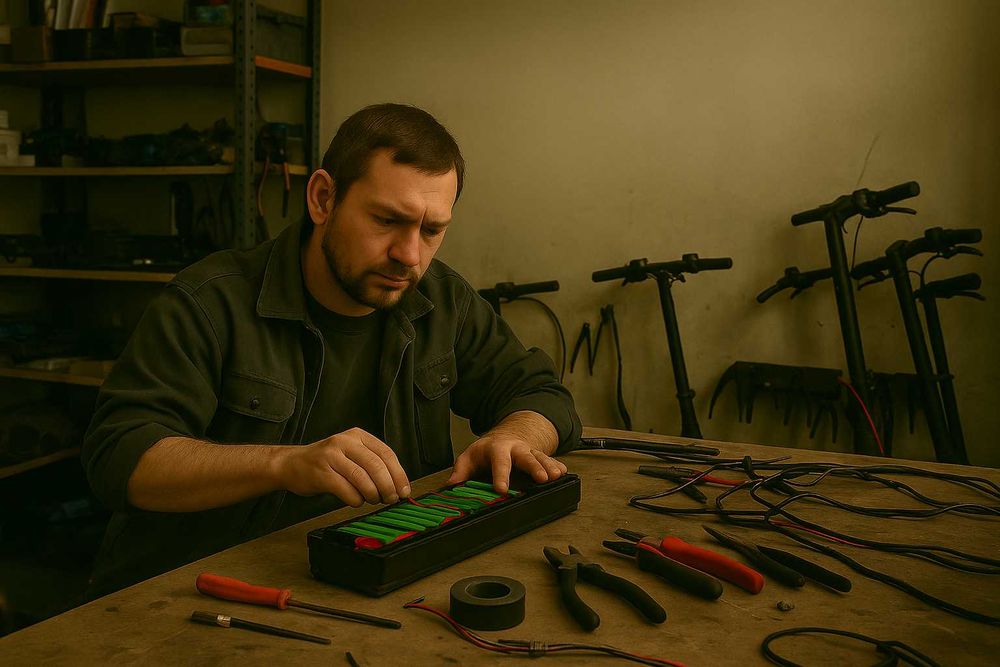 Ремонт і заміна акумуляторів електросамокатів