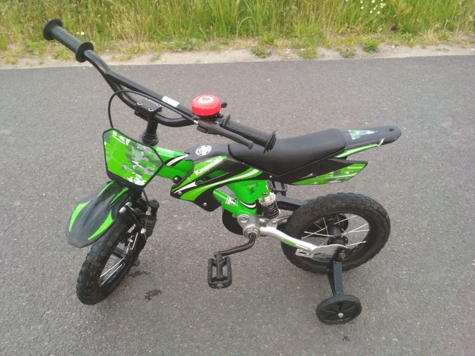 Rowerek dziecięcy Kawasaki 12 cali, sprawny