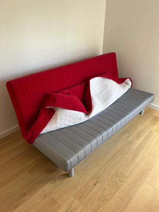 IKEA Kanapa BEDDINGE 140x200 Rozkładana! Skrzynia! Nowy Pokrowiec