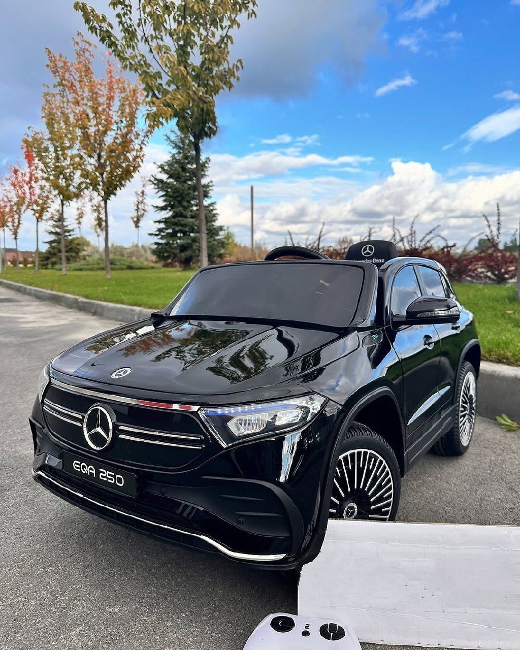 Детский электромобиль Mercedes дитячий на 4 Мотори Пуль, USB колесаEVA